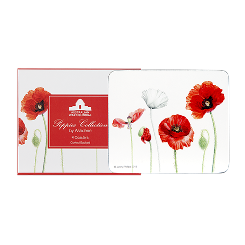 ASHDENE Coasters Poppies - Houzethat