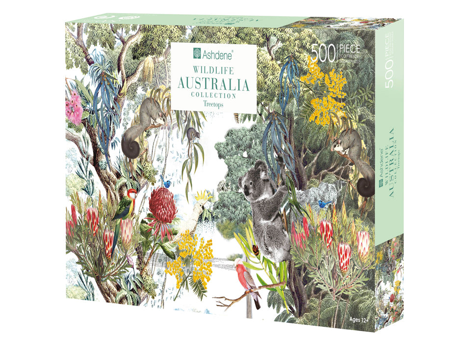 Treetops Puzzle 500 Piece - Wildlife Australia