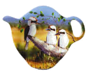 ASHDENE Tea Bag Holder Kookaburras